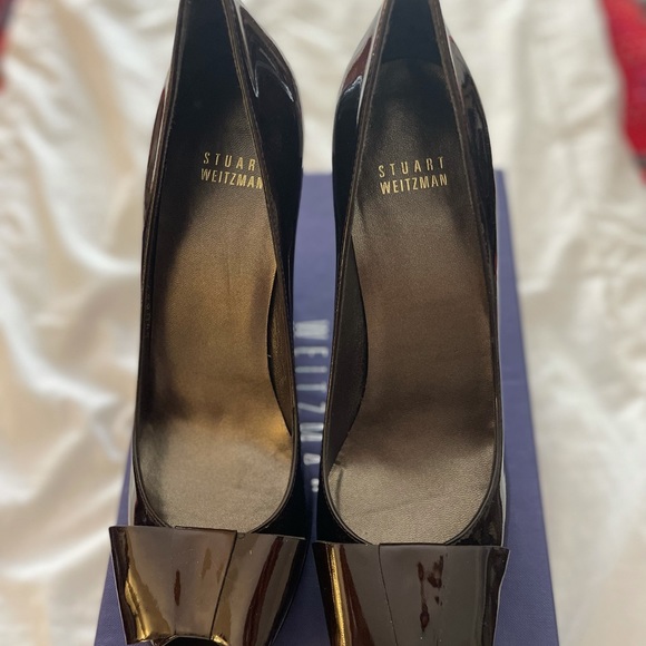 Stuart Weizmann Bowright platform heels - Picture 2 of 8